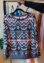 Load image into Gallery viewer, Curated Thrift Bundle L/XL - Pink & Blue Western (0/1)