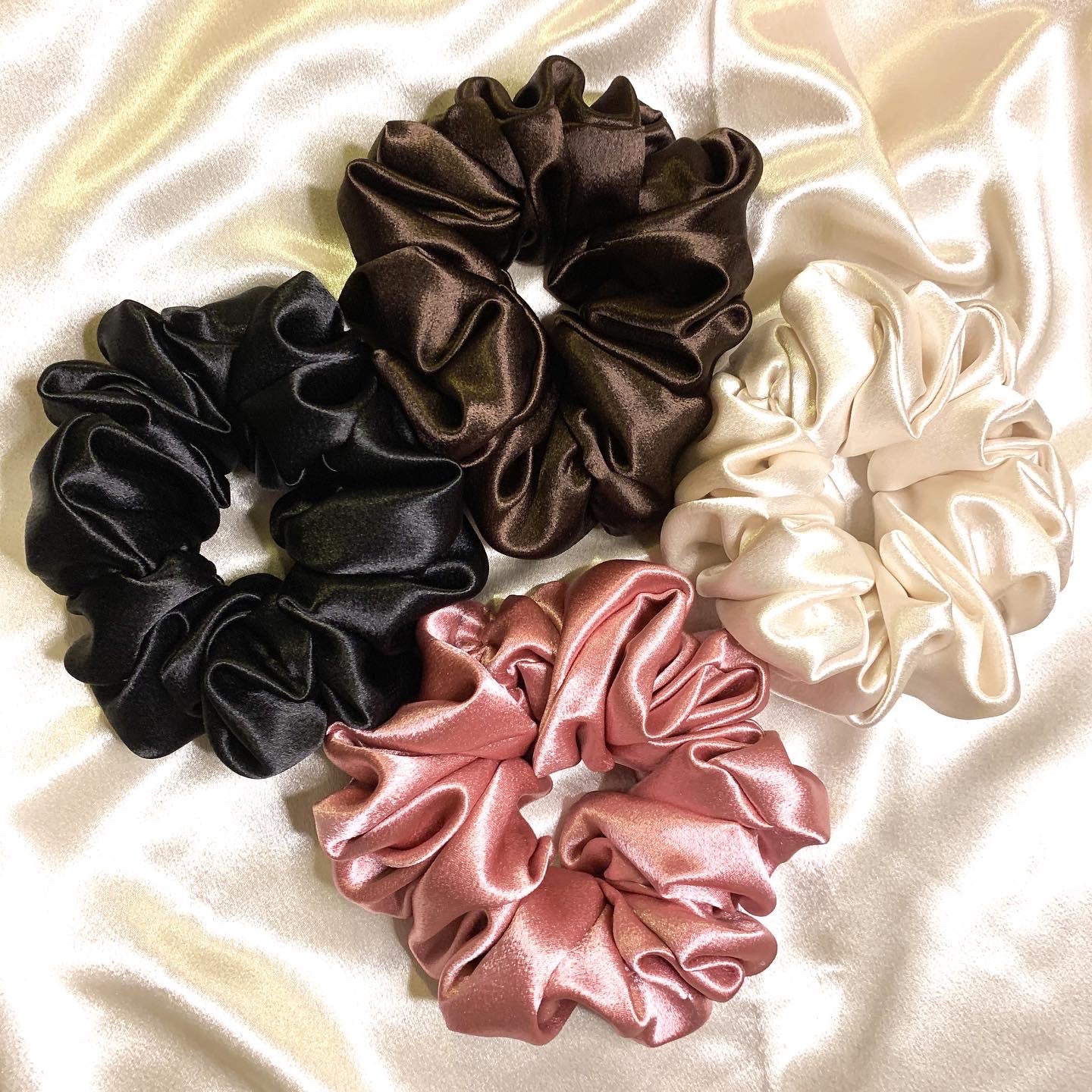 Satin Oversized Scrunchie – Naheemah Azor