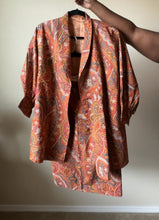 Load image into Gallery viewer, Paisley Print Jacket & Skirt Set L (1/1)