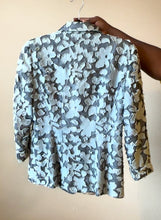 Load image into Gallery viewer, Mesh with Denim Applique Blazer M (1/1)