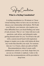 Load image into Gallery viewer, Styling Consultation