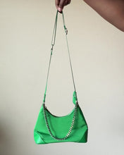 Load and play video in Gallery viewer, Green Purse with Chain (1/1)