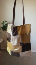 Load and play video in Gallery viewer, Patchwork Tote Bag