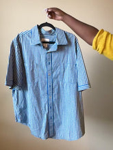 Load and play video in Gallery viewer, Oversized Gingham Shirt 1XL/2XL(1/1)