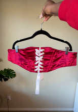 Load and play video in Gallery viewer, Satin Under-Bust Corset
