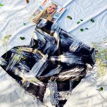 Load image into Gallery viewer, Cloud Silk Scarf - Artisan Print