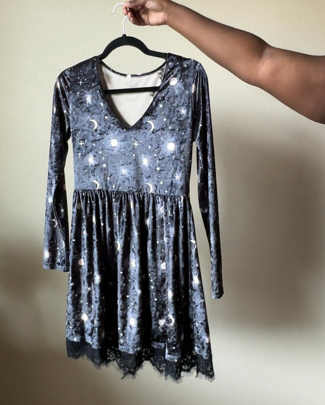 Velvet Moon Print Dress S (1/1)